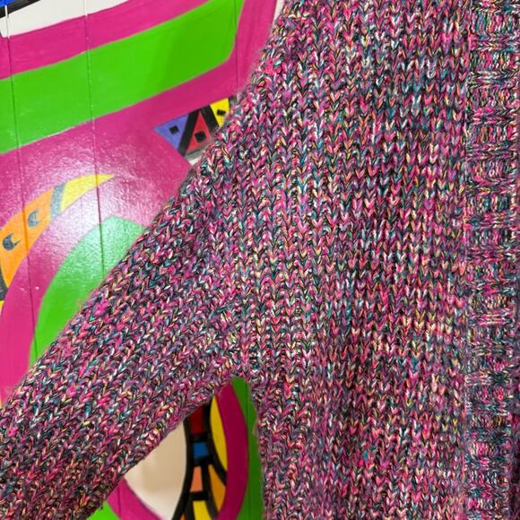 Mossimo Supply Co. Multicolor Chunky Knit Cardigan. Size Medium. Excellent cond! - Picture 3 of 6